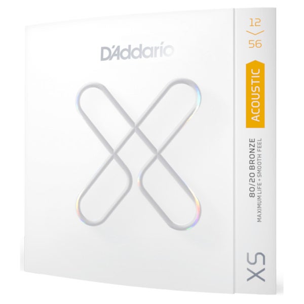 D'Addario XSABR1256 12-56 Light Top Med Bottom XS 80/20 Bronze Coated snaren voor westerngitaar