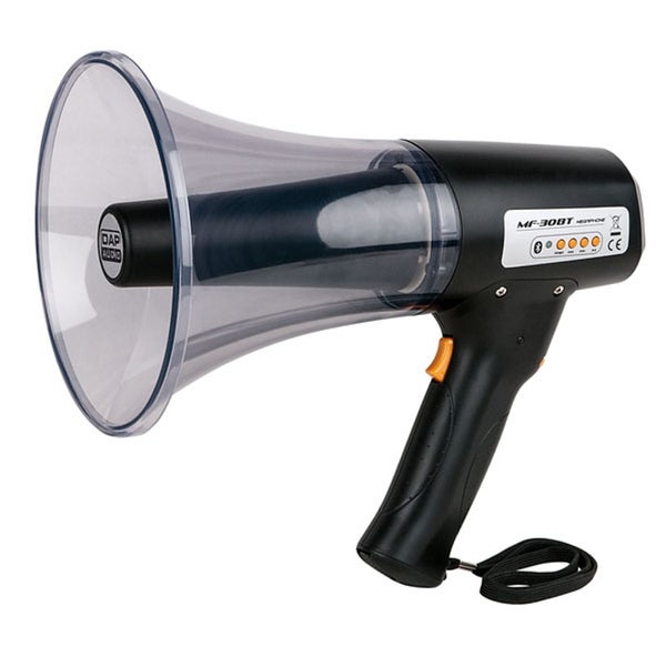 DAP MF-30BT 10W megafoon met Bluetooth en sirene