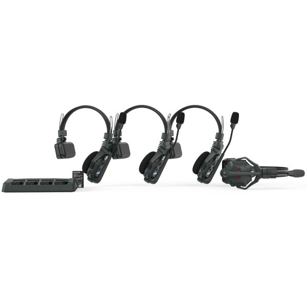Hollyland Solidcom C1-4S draadloos intercom systeem (4 headsets)
