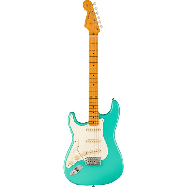 Fender American Vintage II 1957 Stratocaster LH MN Sea Foam Green linkshandige elektrische gitaar met koffer