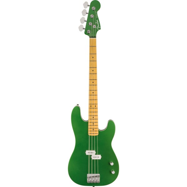 Fender Aerodyne Special Precision Bass Speed Green Metallic MN elektrische basgitaar met gigbag