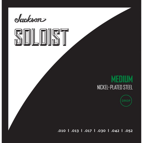 Jackson Soloist Strings Drop Medium .010-.052 snarenset voor elektrische gitaar