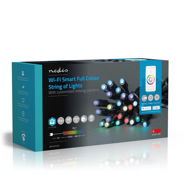 Nedis SmartLife Decoratieve LED lichtslang iOS/Android 10.8 meter