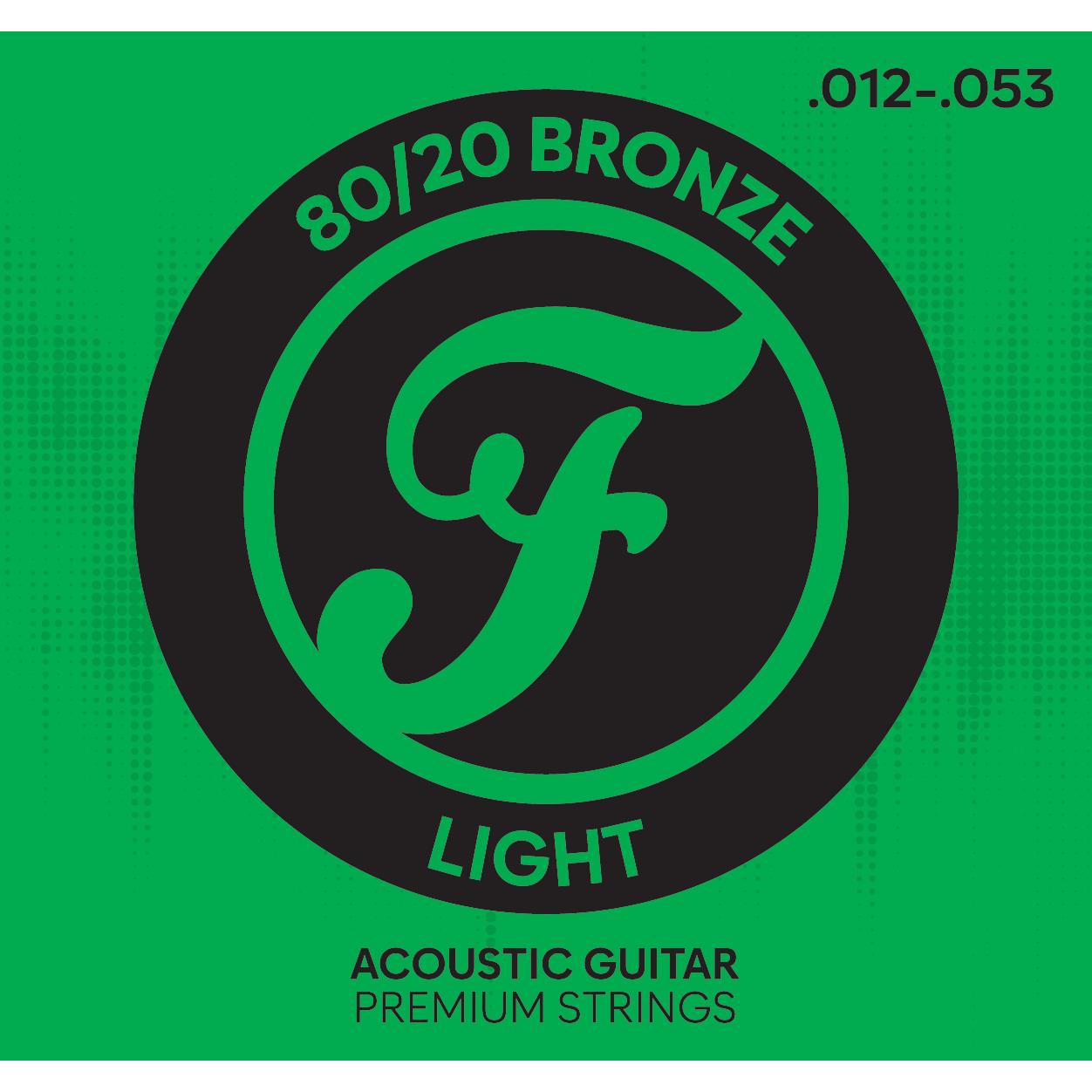 Fazley APBR1253 Premium 80/20 Bronze Acoustic Guitar Strings lätt strängset för western-gitarr