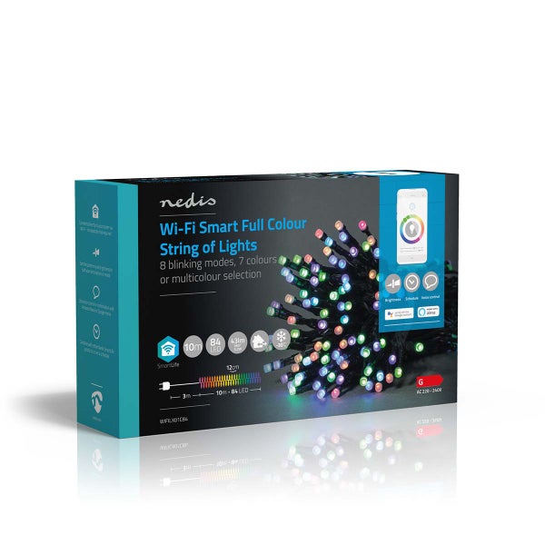 Nedis SmartLife Decoratieve LED lichtslang iOS/Android 10 meter 84 LED's