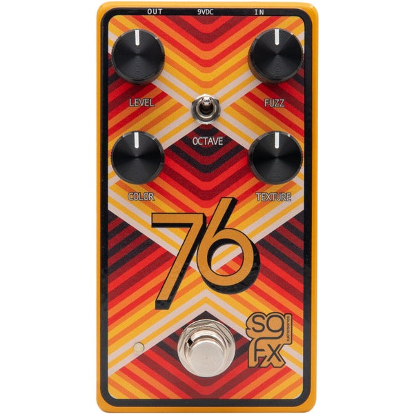 SolidGoldFX 76 MkII Multi-Voiced Silicon Octave-Up Fuzz effectpedaal