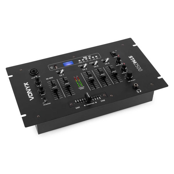Vonyx STM2500 5-kanaals mixer met USB en Bluetooth