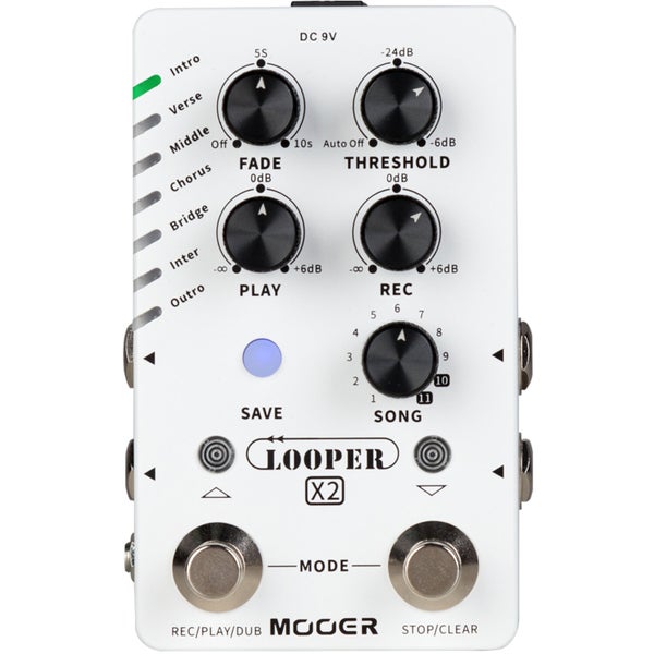 Mooer Looper X2 Stereo Looper Pedal