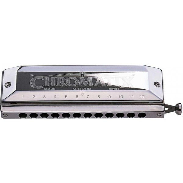 Suzuki Chromatix S-SCX-48-D chromatische mondharmonica D
