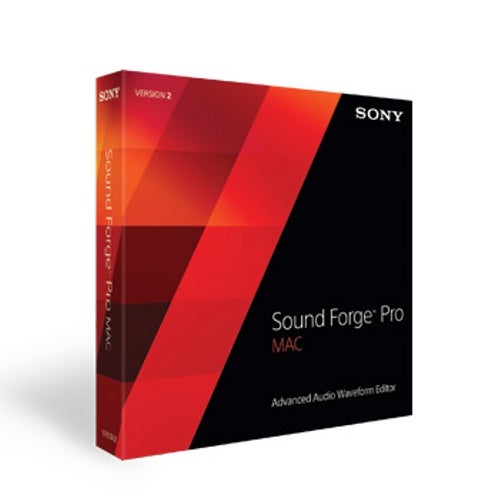 Sony Sound Forge Pro Mac 2 software voor geluidsbewerking