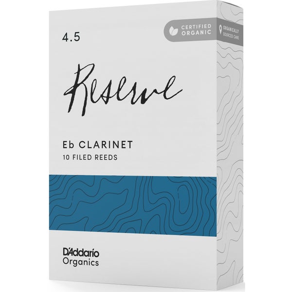 D'Addario Woodwinds Organic Reserve Eb Clarinet Reeds 4.5 (10 stuks)