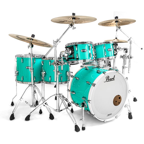 Pearl MCT925XUP/C826 Masters Maple Complete 5-delige shellset Sea Foam Green