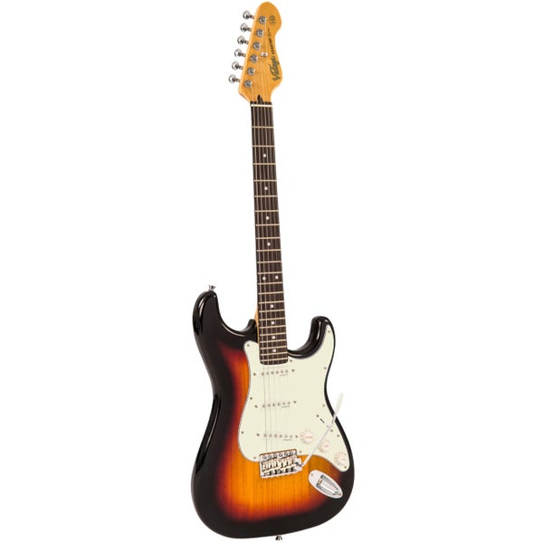 Vintage V60SB Coaster Series 3-Tone Sunburst elektrische gitaar