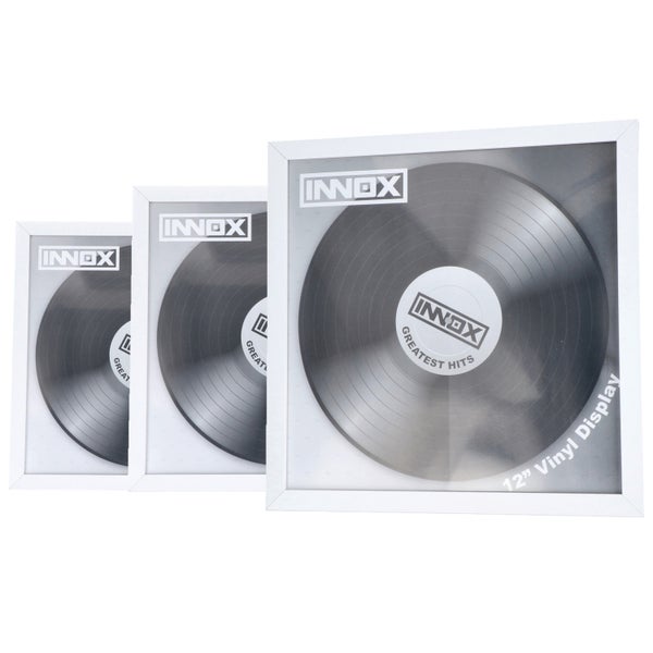 Innox VFK12-WH vinyl display voor 12 inch LP-hoes (set van 3 lijsten)