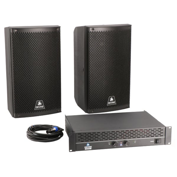 Devine Onyx 10 set (2x) + versterker