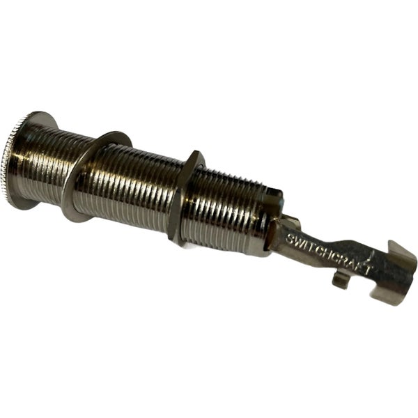 AllParts EP-0151-000 Switchcraft Mono Long Threaded Jack voor elektrische gitaar