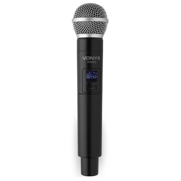 Vonyx WM82C spare mic extra handheld microfoon voor Vonyx WM82C set