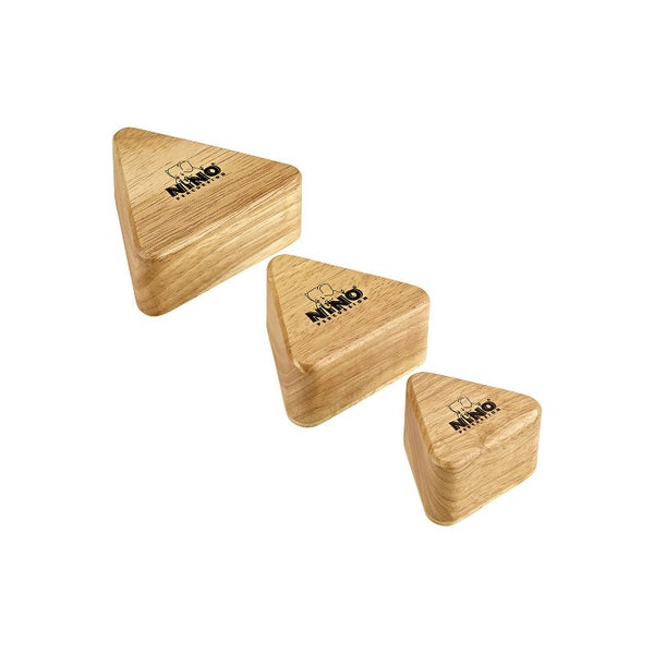 Nino Percussion NINO508 houten shaker set driehoek
