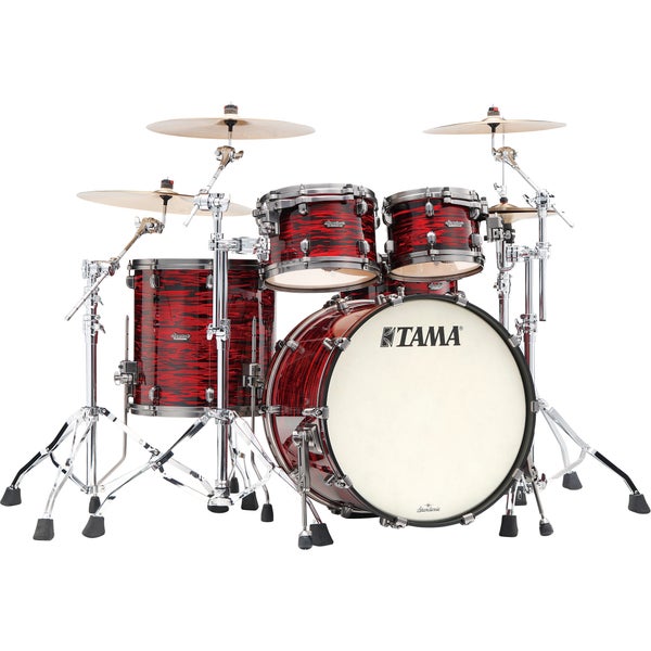 Tama MR42TZUS-ROY Starclassic Maple Red Oyster 4d. shellset Smoked Black Nickel hardware