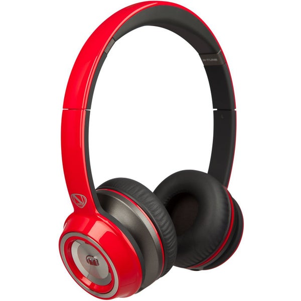 Monster NCredible Ntune Solid Red on-ear hoofdtelefoon