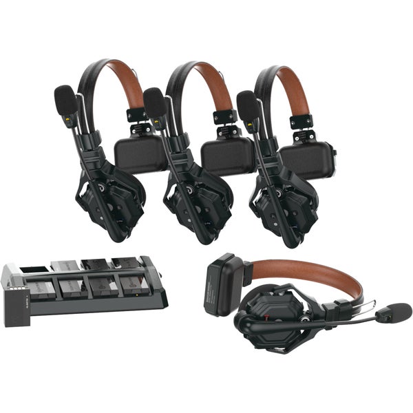 Hollyland Solidcom C1 Pro-4S draadloos intercom systeem (4 headsets)