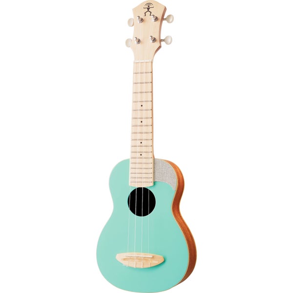aNueNue US10 Color Series Soprano Ukulele Ice Green met gigbag
