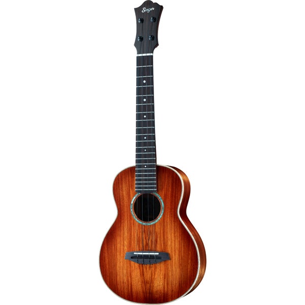 aNueNue Singer Koa RT1K Ice Tea Sunburst Tenor Ukulele met koffer
