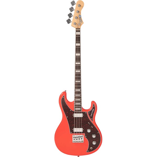 Rapier Saffire Bass Fiesta Red elektrische basgitaar