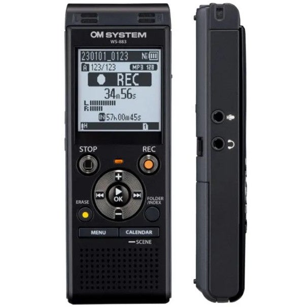 Om System Noir Ws-883 Dictaphone Numérique Durée Denregistrement (Max.) 2080 H - Image 6