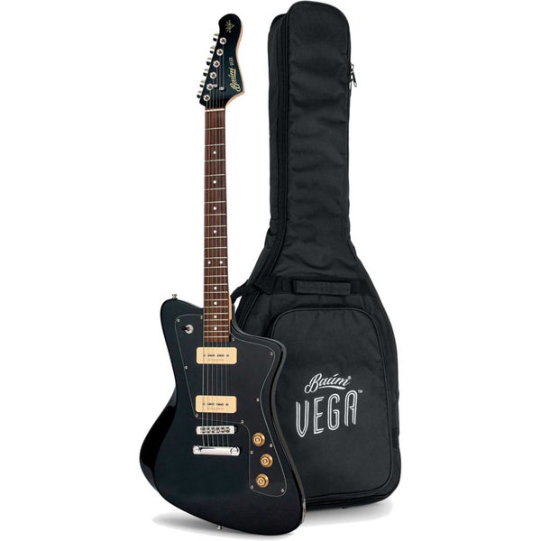 Baum Vega Series Wingman Pure Black elektrische gitaar met gigbag