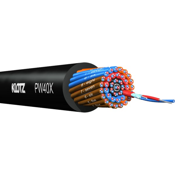 Klotz PW24X.010 PolyWIRE XLPE multicore kabel 24 paren 10m (per bundel)