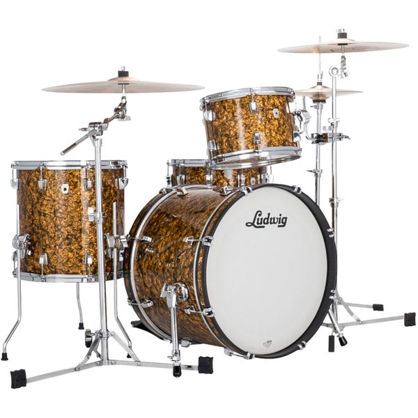 Ludwig LN34023TXA6 NeuSonic Downbeat 3-delige ketelset Butterscotch Pearl