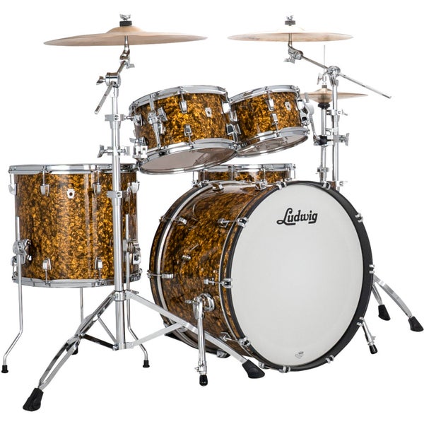 Ludwig LN34204FTXA6 NeuSonic Rapid Mod2 4-delige shell set Butterscotch Pearl