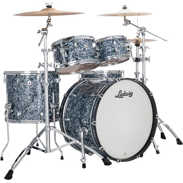 Ludwig LN34204FTXA7 NeuSonic Rapid Mod2 4-delige shell set Steel Blue Pearl