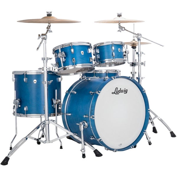 Ludwig LN34204FTXPB NeuSonic Rapid Mod2 4-delige shell set Satin Royal Blue