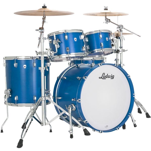 Ludwig LN34204TXPB NeuSonic Mod2 4-delige shell set Satin Royal Blue