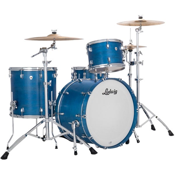 Ludwig LN34233TXPB NeuSonic Fab 3-delige shell set Satin Royal Blue