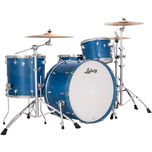 Ludwig LN34433TXPB NeuSonic Pro Beat 3-delige shell set Satin Royal Blue