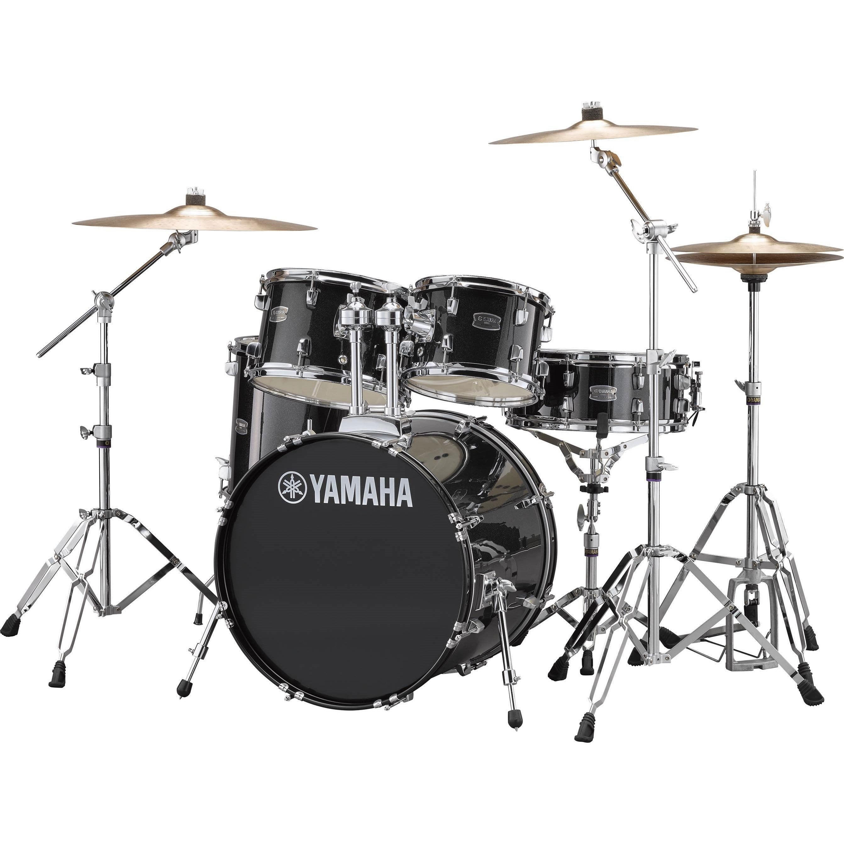 Yamaha RDP0F5 Rydeen Black Glitter drumstel met Paiste bekkens