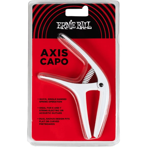 Ernie Ball 9616 Axis Capo White universele capo