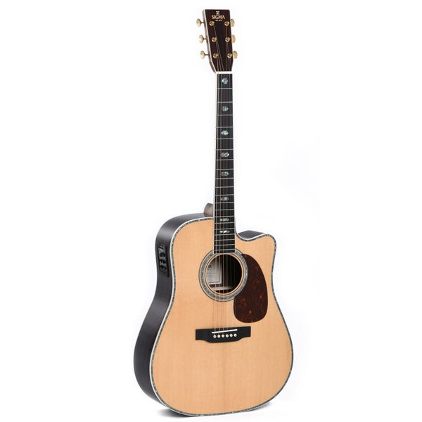 Sigma Guitars DTC-41E elektro-akoestische dreadnought met softcase
