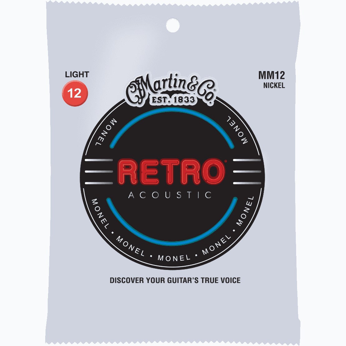 Martin Strings MM12 Retro Light för akustisk gitarr