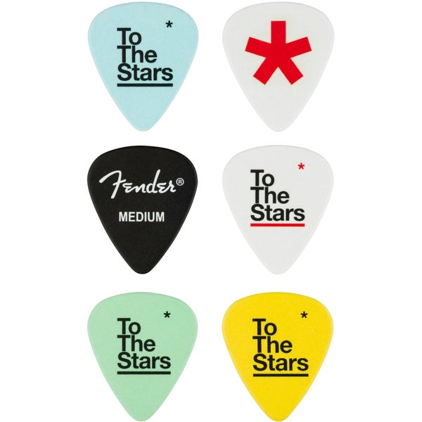 Fender Tom DeLonge 351 Celluloid Picks plectrums (set van 6)