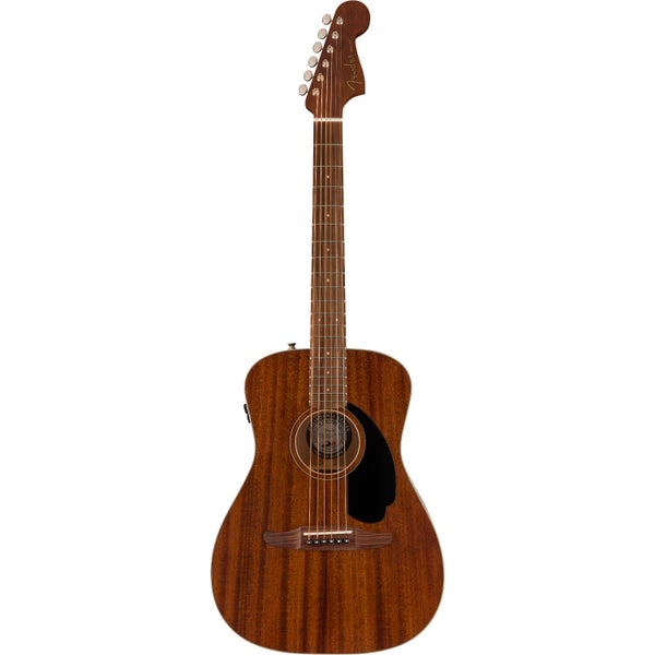 Fender Malibu Special Natural PF Black Pickguard elektrisch-akoestische westerngitaar met deluxe gigbag