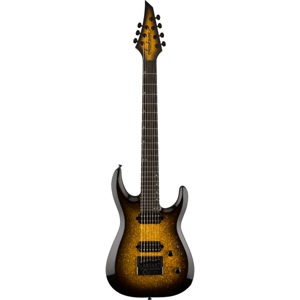 Jackson Pro Plus Series DK Modern EVTN7 EB Gold Sparkle 7-snarige elektrische gitaar