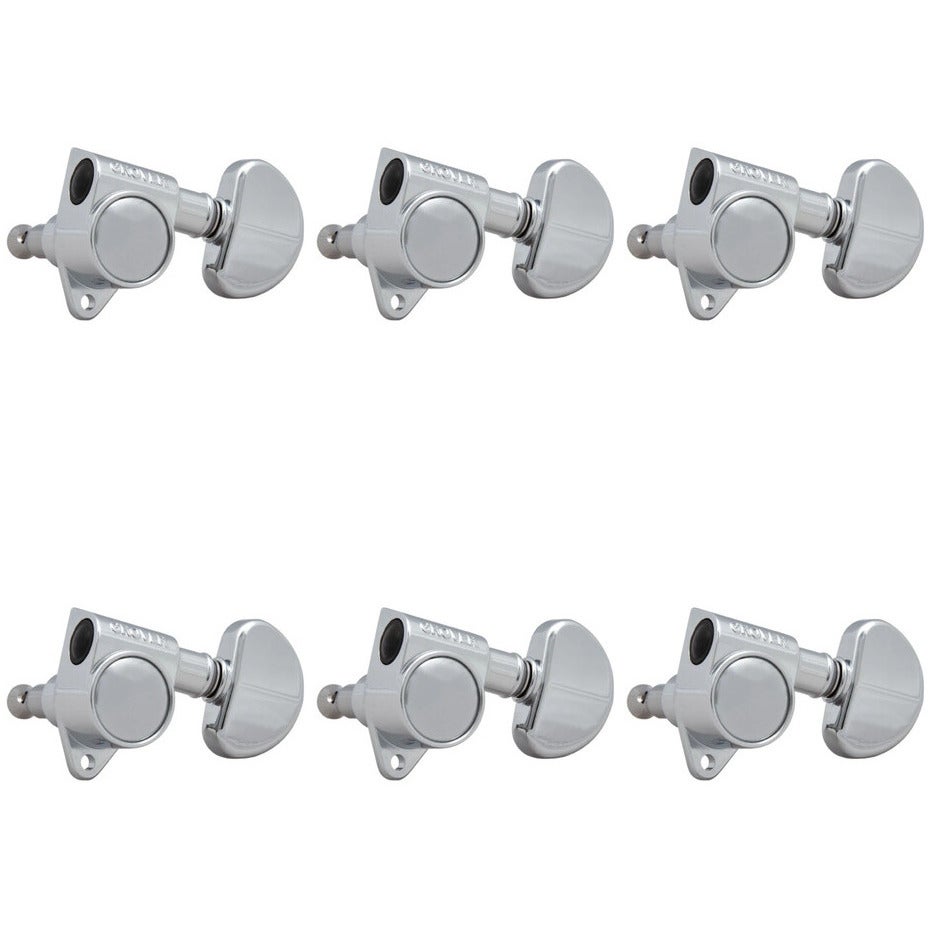 Grover Original Rotomatics Machineheads 102 series chrome stemmechanieken set van 6 – 3×3