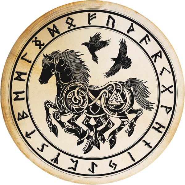 Terré percussion Shaman Drum Sleipnir Rune - Goat 50cm handtrommel