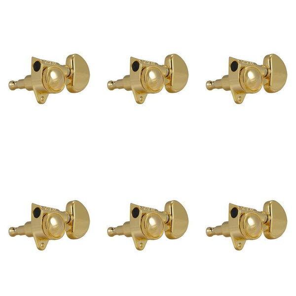 Grover Roto-Grip Locking Rotomatics 502 series gold stemmechanieken set van 6 - 3x3