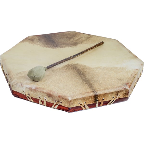 Terré percussion Shaman Drum Octagon 50 cm 8-hoekige framedrum incl. beater