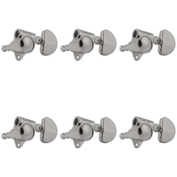 Grover Original USA Type Rotomatics 102V Series chrome stemmechanieken set van 6 - 3x3